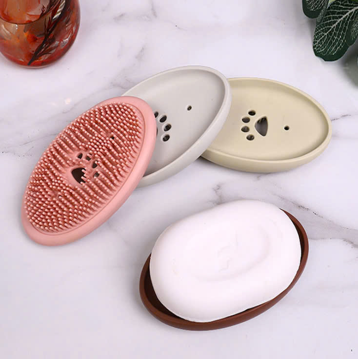Bàn Chải Silicon 2 Trong 1
