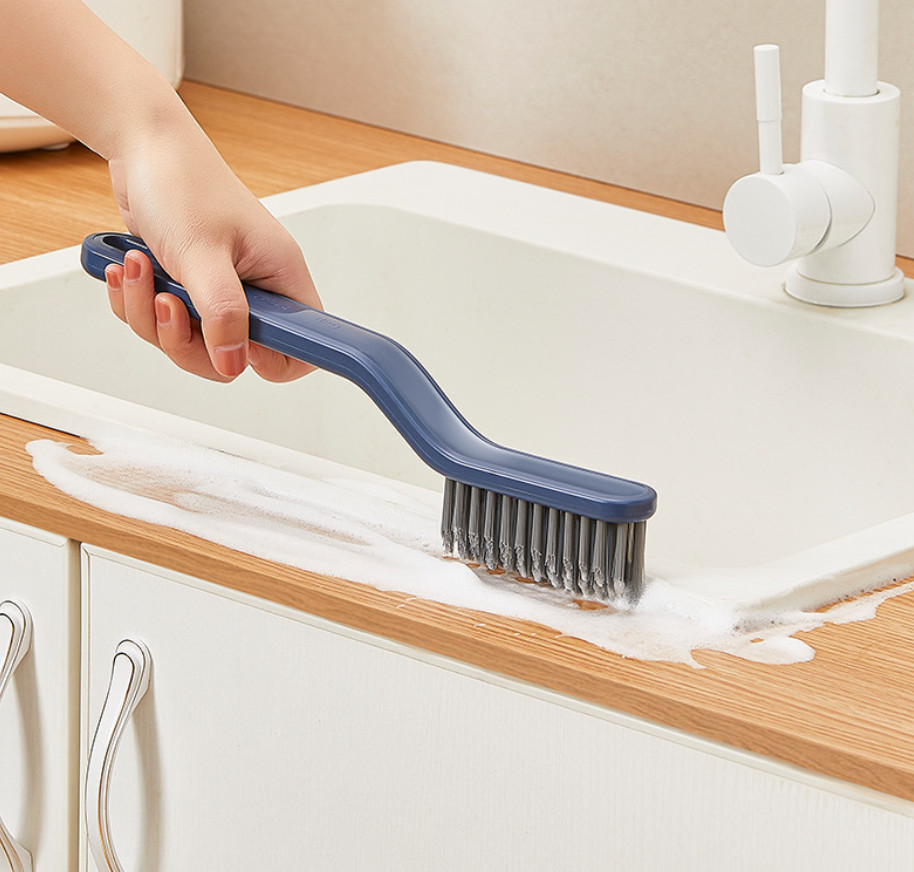 Bàn Chải Vệ Sinh Kèm Gắp Rác 2 Trong 1 Đa Năng