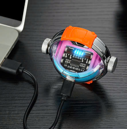 Bật Lửa Điện Plasma Thiết Kế Con Quay