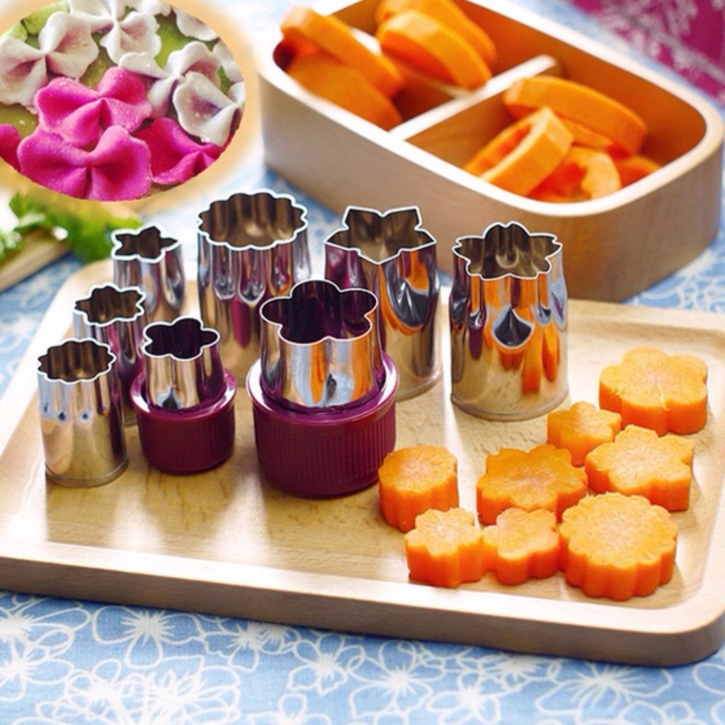 Bộ Dụng Cụ Cắt Tỉa Rau Củ Quả 8 Món