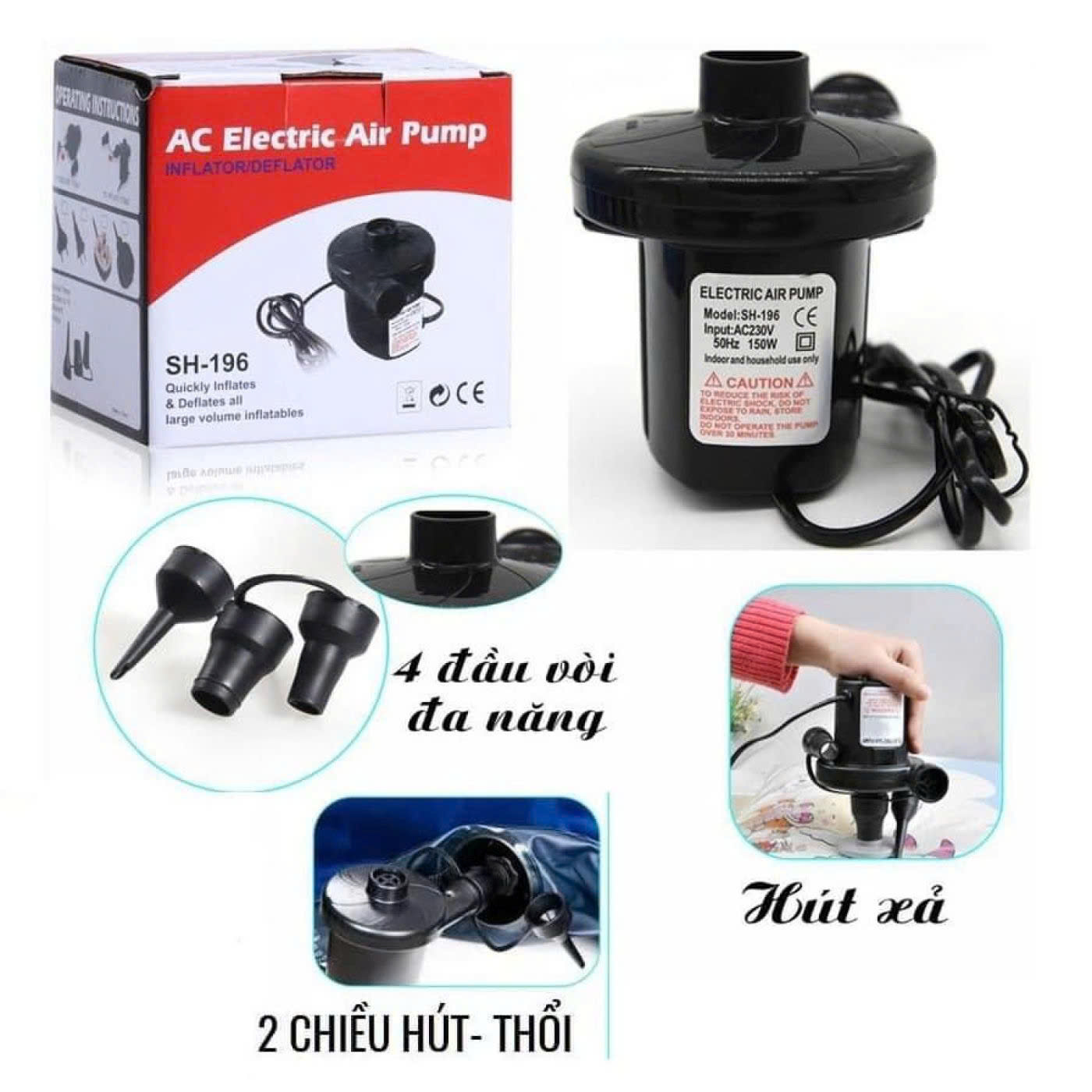 Bơm Hút Chân Không 2 Chiều