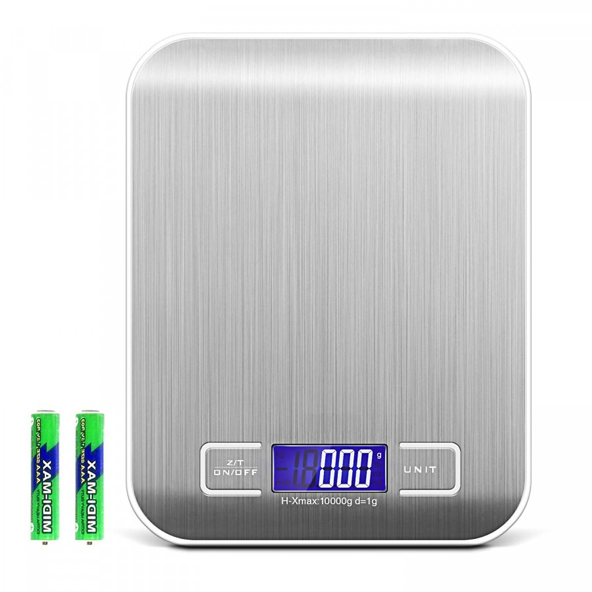 Cân Điện Tử Nhà Bếp 5kg Mặt Nhôm Cao Cấp