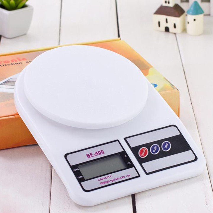 Cân Điện Tử Mini SF-400 Kèm Pin