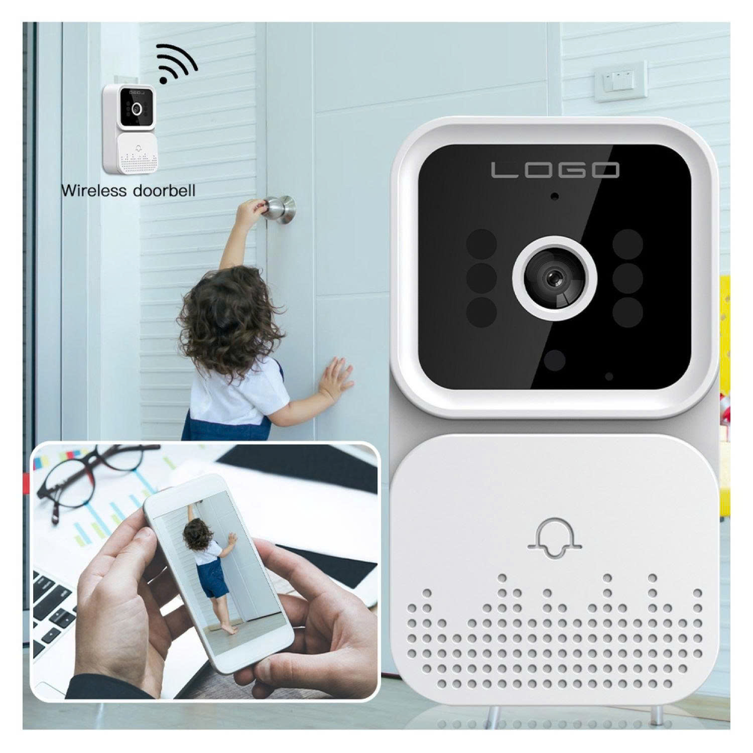 CHUÔNG CỬA CAMERA WIFI KHÔNG DÂY M5-M6