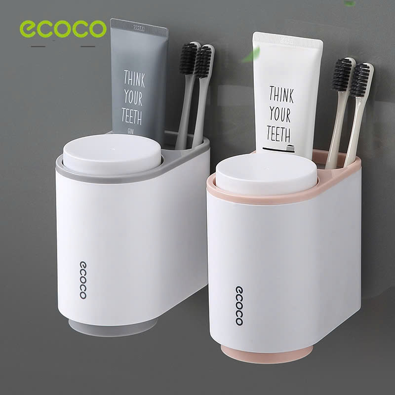 Giá Đựng Cốc, Bàn Chải, Kem Đánh Răng ECOCO