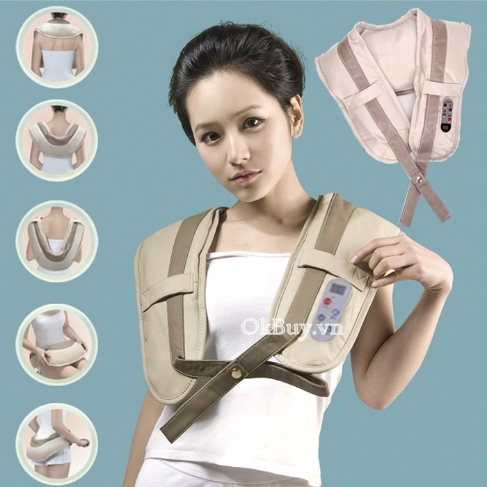 Đai Đeo Massage Lưng Vai Cổ Gáy