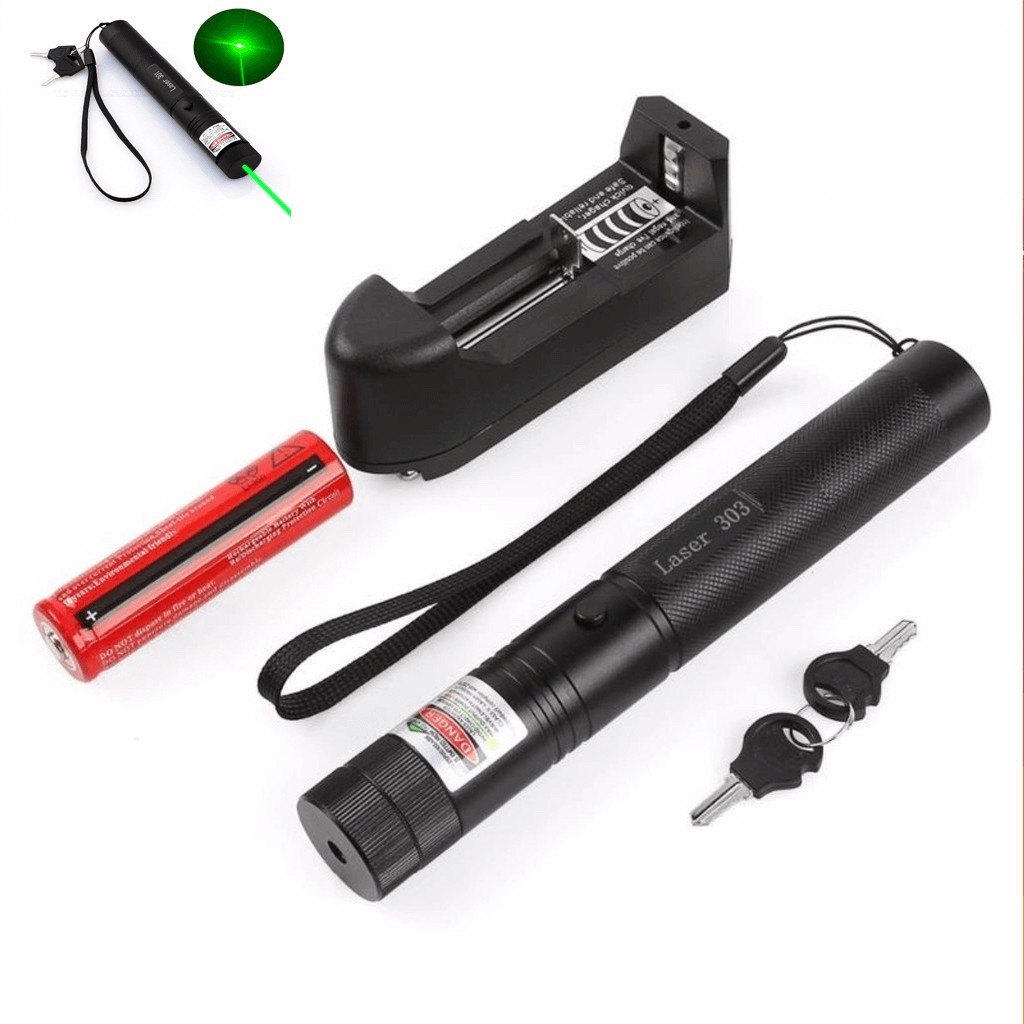 Đèn Pin Laser 303 - Full Box