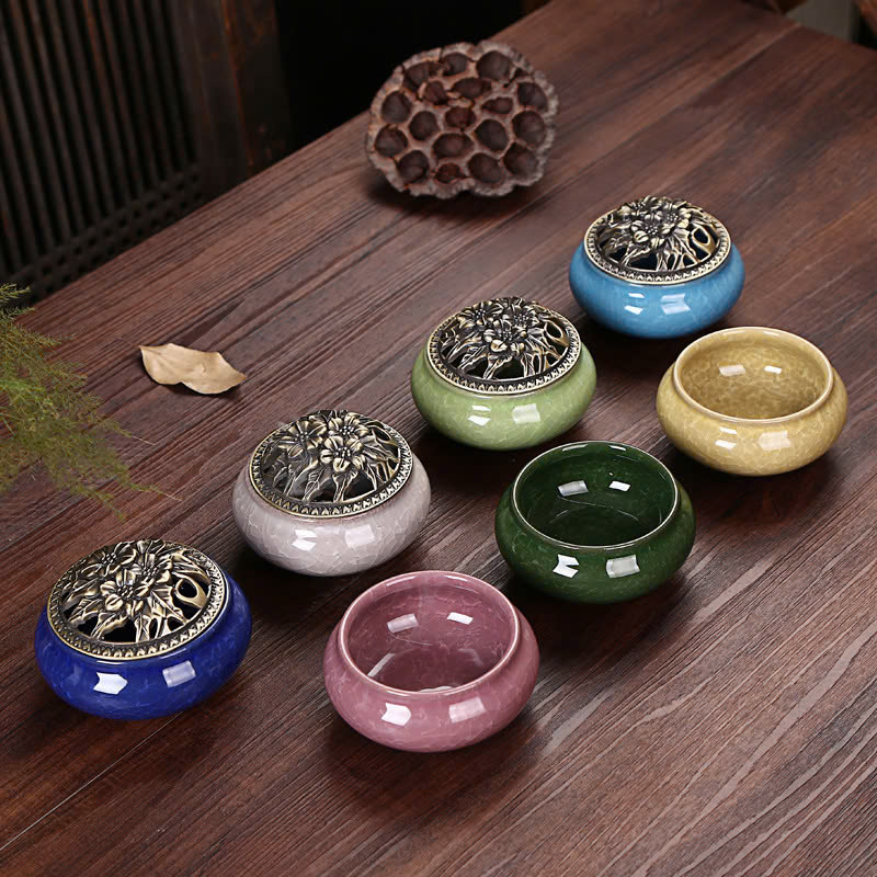 Lư Sứ Đốt Trầm Hương Cao Cấp