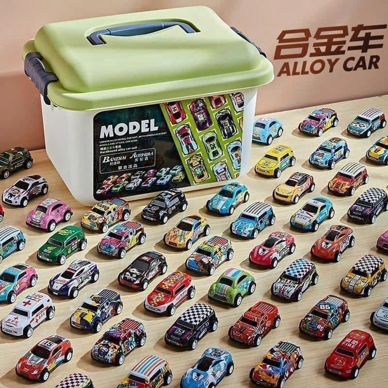 Hộp 30 Chiếc Xe Đồ Chơi Cho Bé