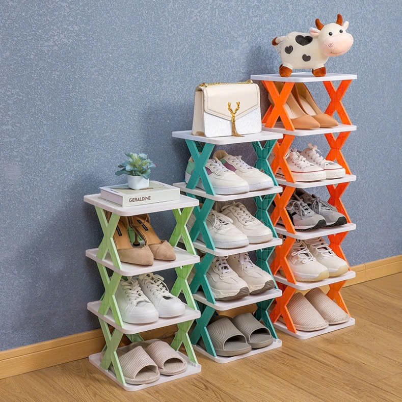 Kệ Giày Dép 5 Tầng Chữ X