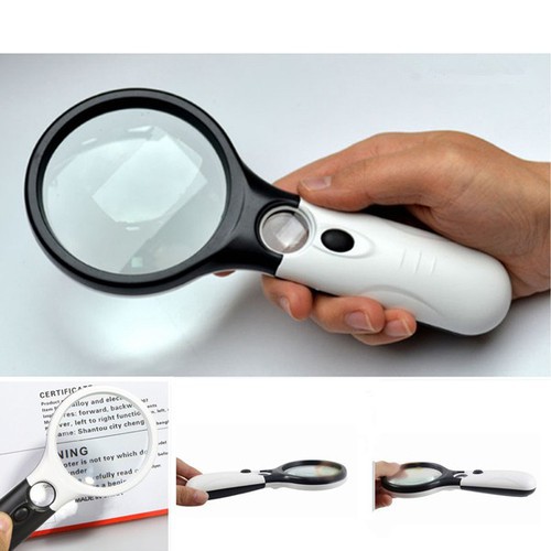 Kính Lúp 2 Ống Quang Học Có Đèn Led