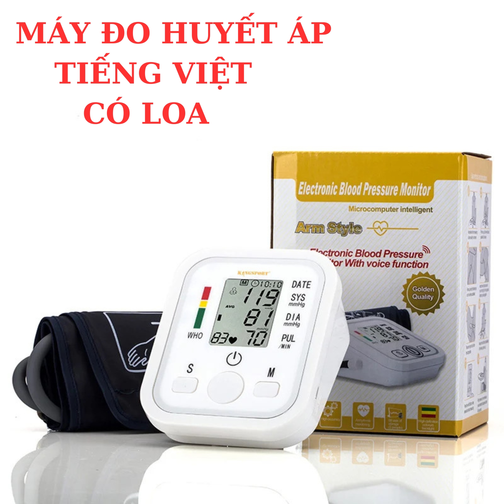 Máy Đo Huyết Áp ARM STYLE Có Loa Tiếng Việt