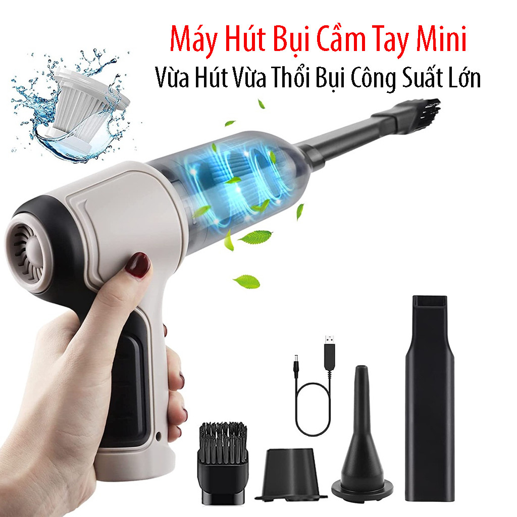 MÁY HÚT BỤI VÀ THỔI 3IN1 KHÔNG DÂY HL- 107