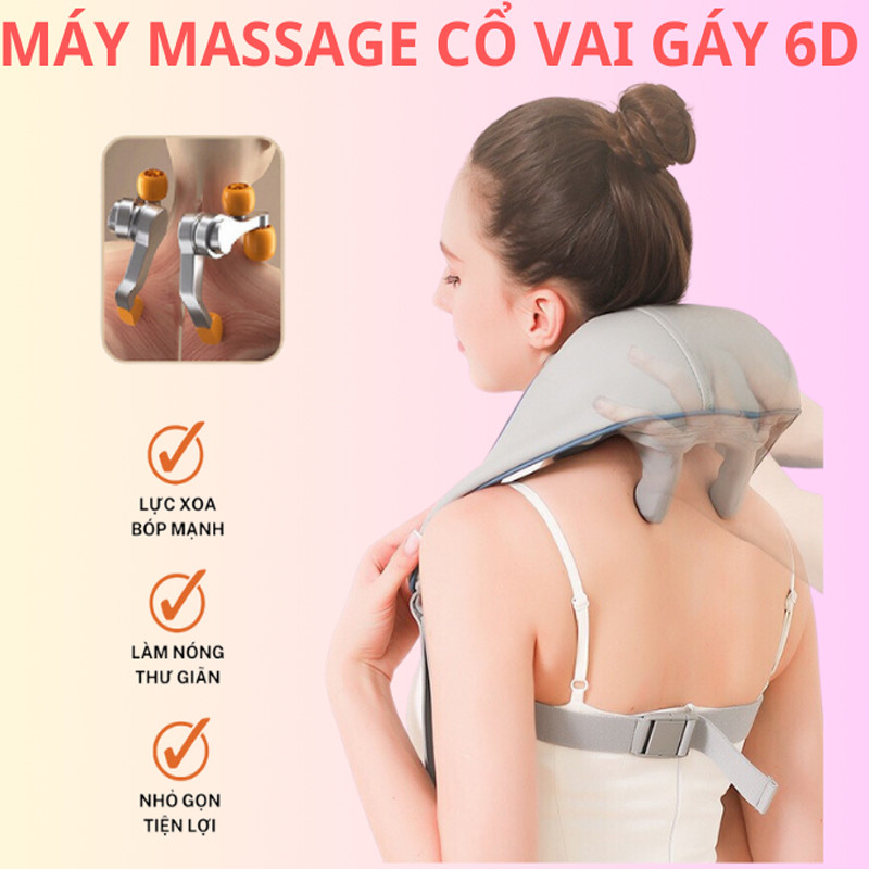 Máy Massage Cổ Vai Gáy 6D HJ-818