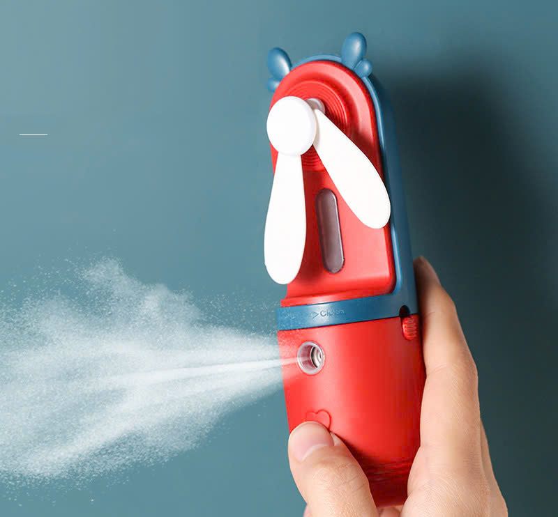 Máy Phun Sương Mini Kèm Quạt Cầm Tay