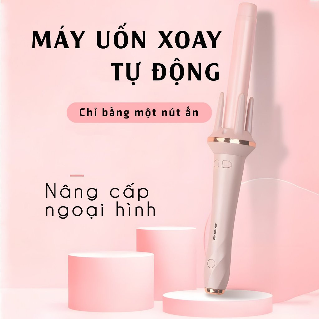Máy Uốn Tóc Xoăn 360 Độ