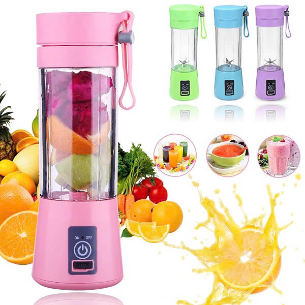 Máy Xay Sinh Tố 6 Lưỡi Cầm Tay Sạc Pin