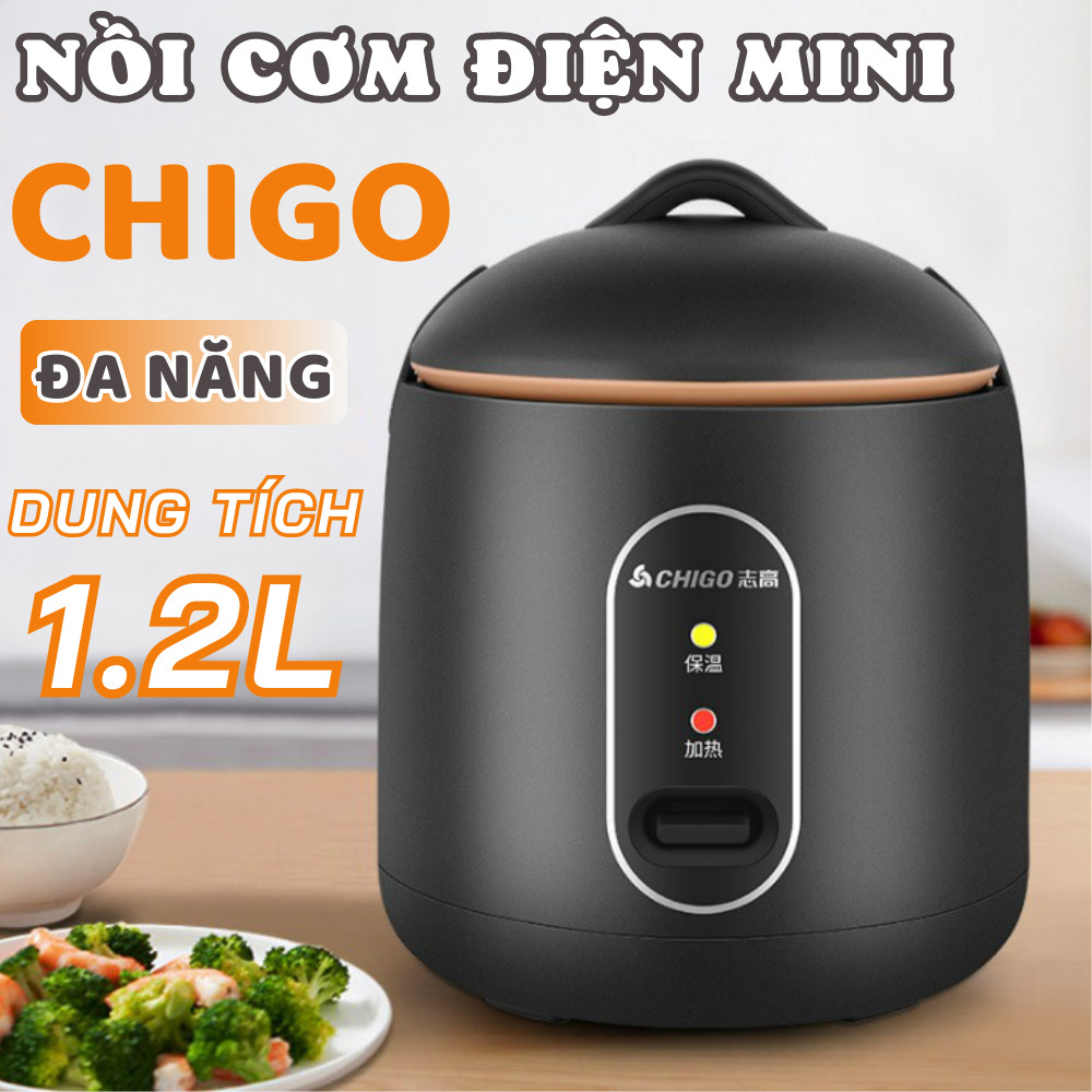 Nồi Cơm Điện Chigo Mini 1,2L Đa Năng