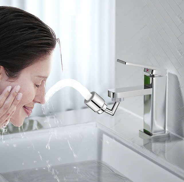 Đầu Vòi Tăng Áp Gắn Labavo Xoay 720 Độ