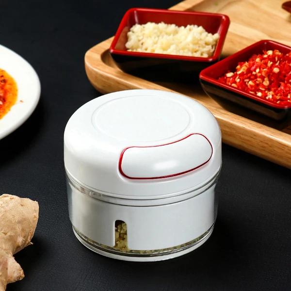 Xay Tỏi Ớt Kéo Tay Màu Trắng