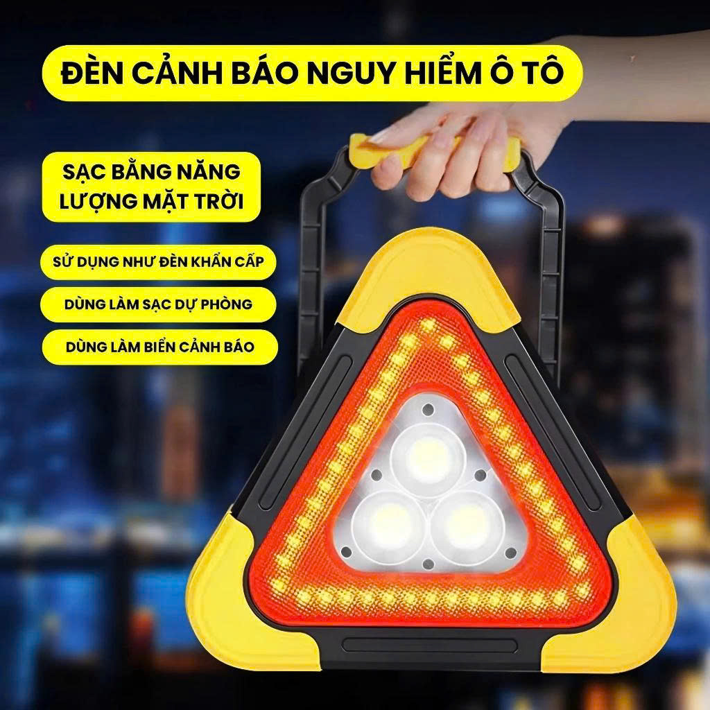 ĐÈN LED CẢNH BÁO NGUY HIỂM HÌNH TAM GIÁC