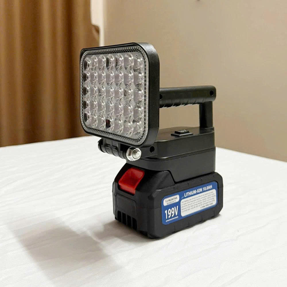 ĐÈN PIN LED 35 BÓNG DÙNG PIN MÁY KHOAN (T80)