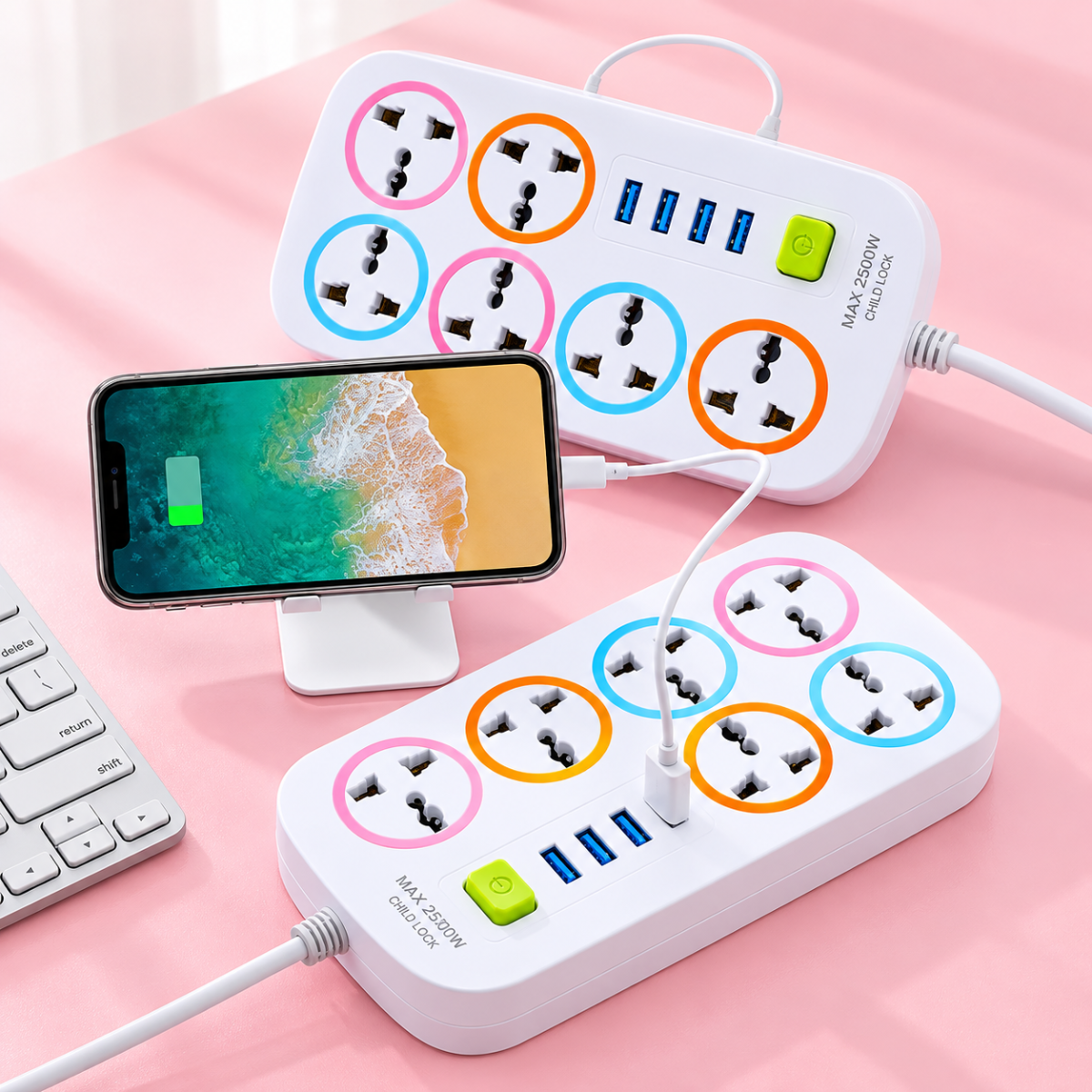 Ổ CẮM ĐIỆN THÁI LAN 4 CỔNG USB (T100)