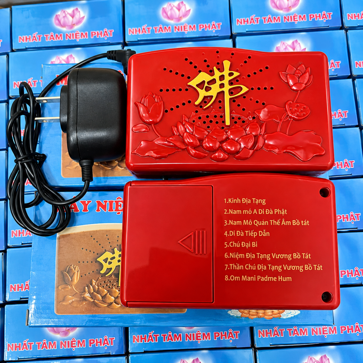 MÁY NIỆM PHẬT 8 BÀI (T100)