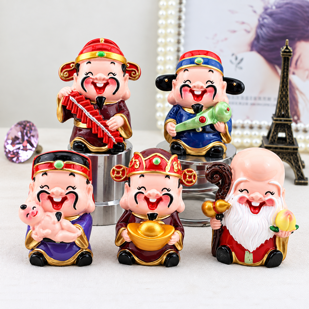 BỘ 5 ÔNG THẦN TÀI MAY MẮN