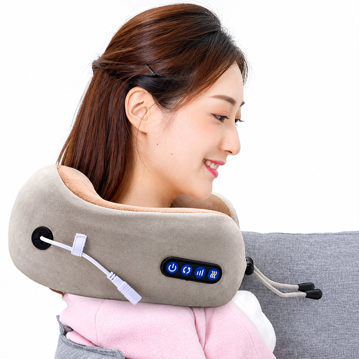 GỐI MASSAGE CỔ CHỮ U (T20)