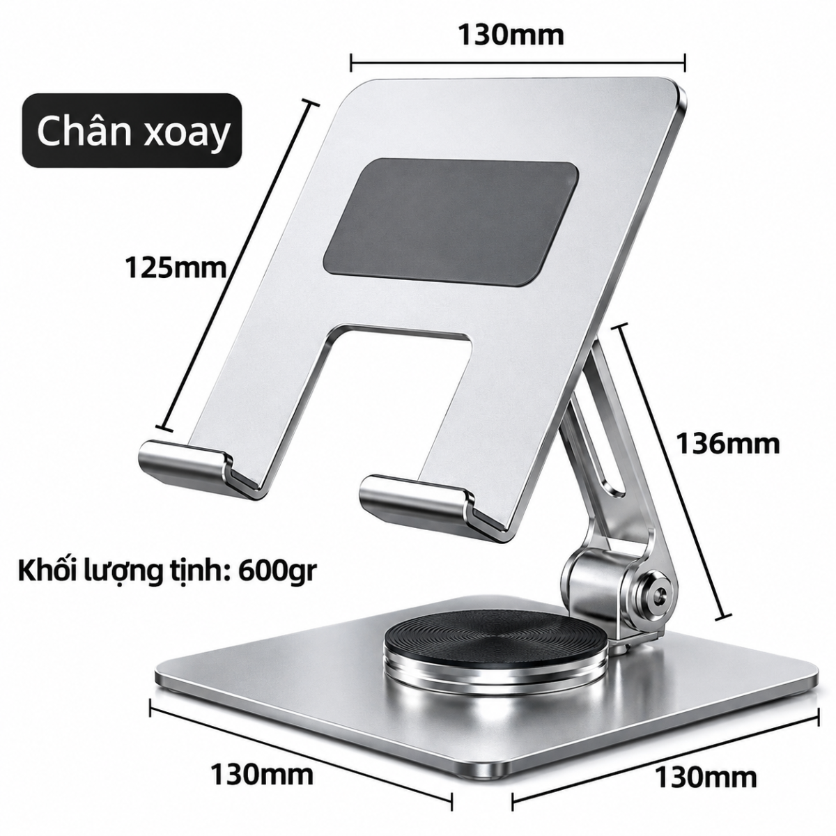 GIÁ ĐỠ ĐIỆN THOẠI, IPAD CHÂN XOAY MT134 CAO CẤP (T25)
