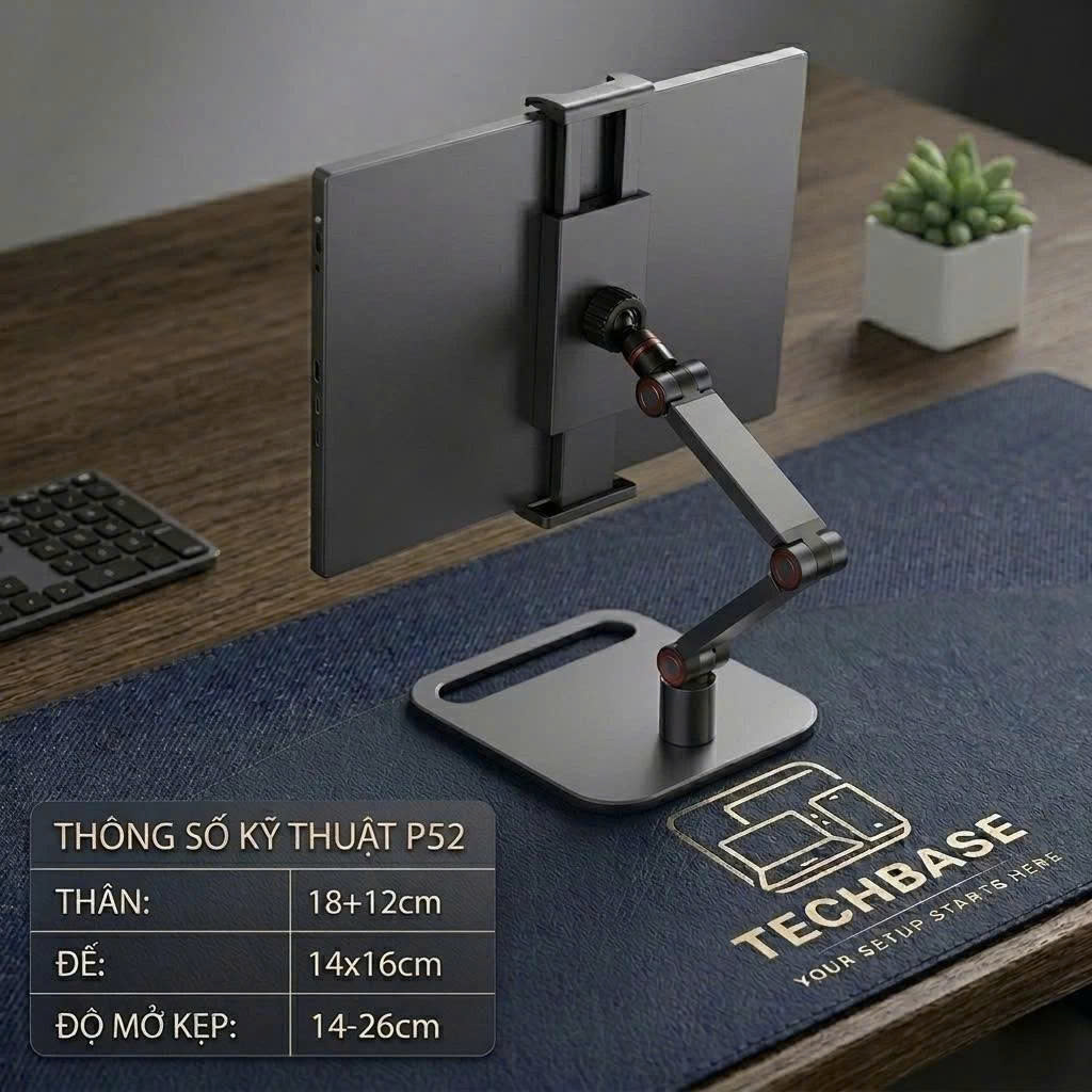 GIÁ ĐỠ KẸP IPAD, IPHONE P52 (T20)