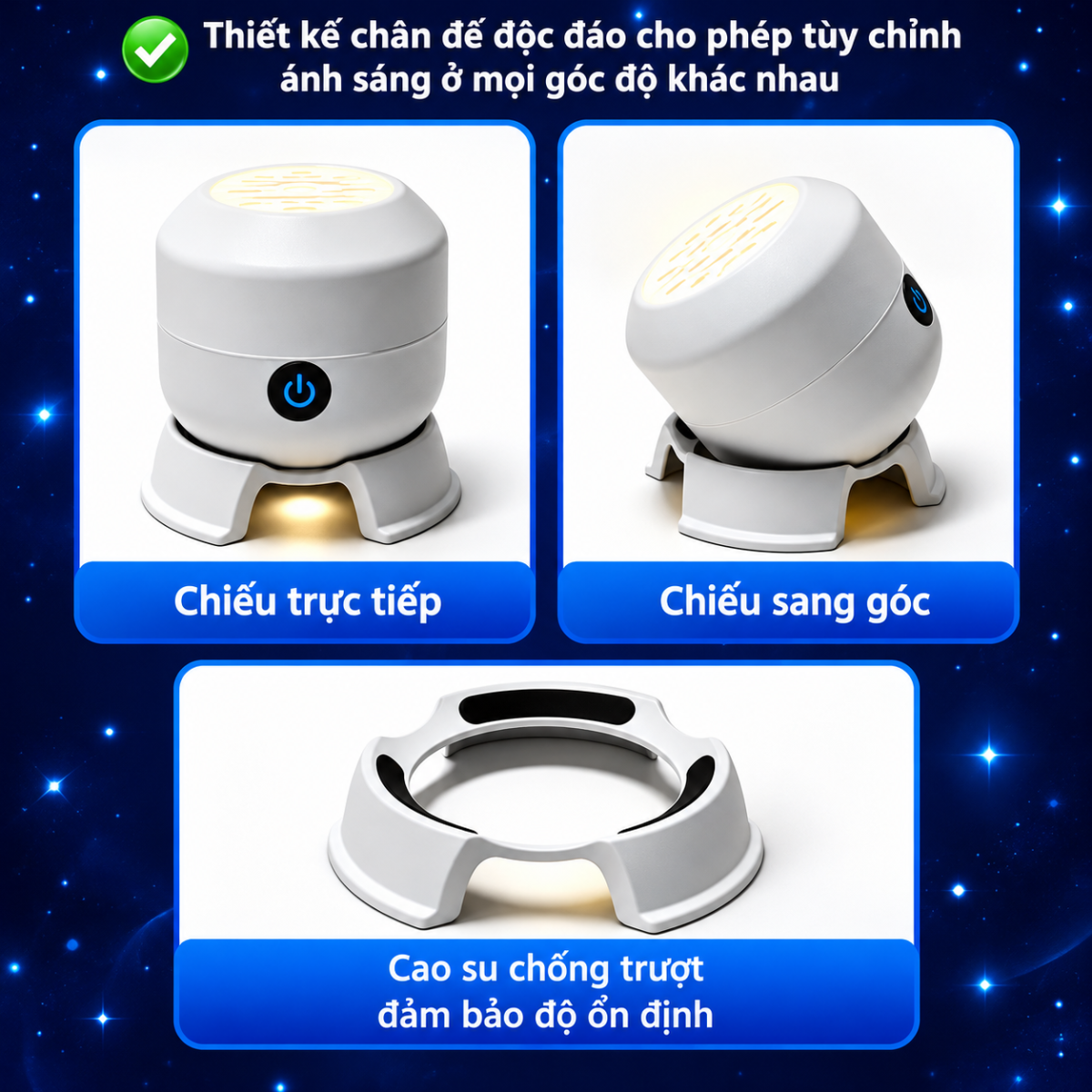 MÁY CHIẾU ĐẠI DƯƠNG 3D XOAY 360 ĐỘ (T100)