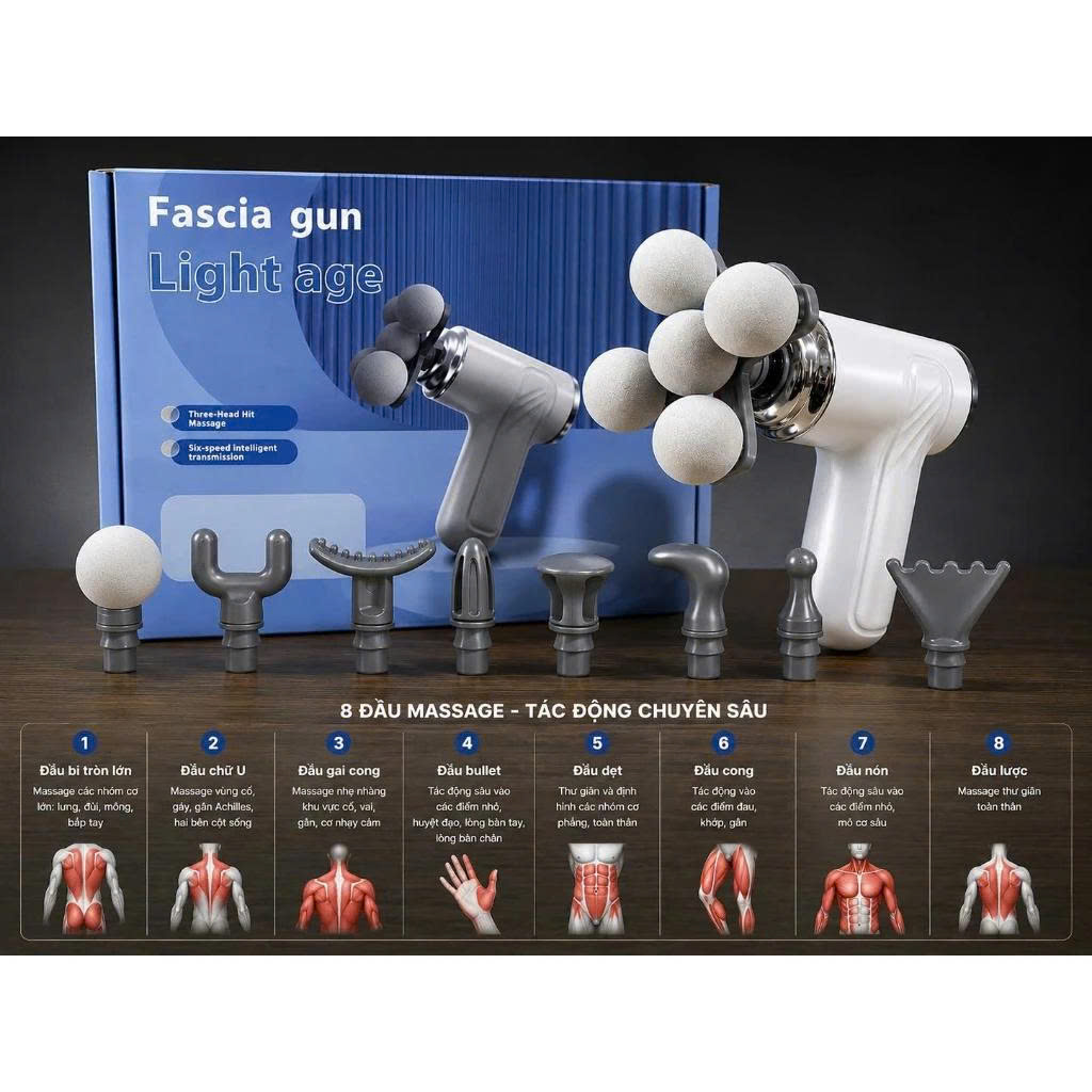 MÁY MASSAGE CẦM TAY 9 ĐẦU THẾ HỆ MỚI (T20)