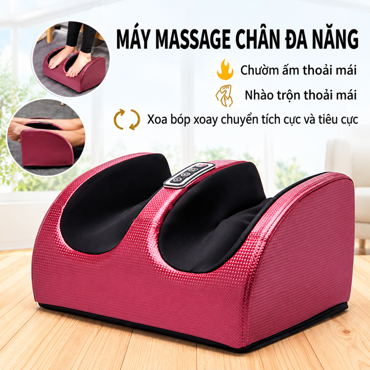MÁY MASSAGE CHÂN TỰ ĐỘNG ĐA NĂNG MSG10 (T20)