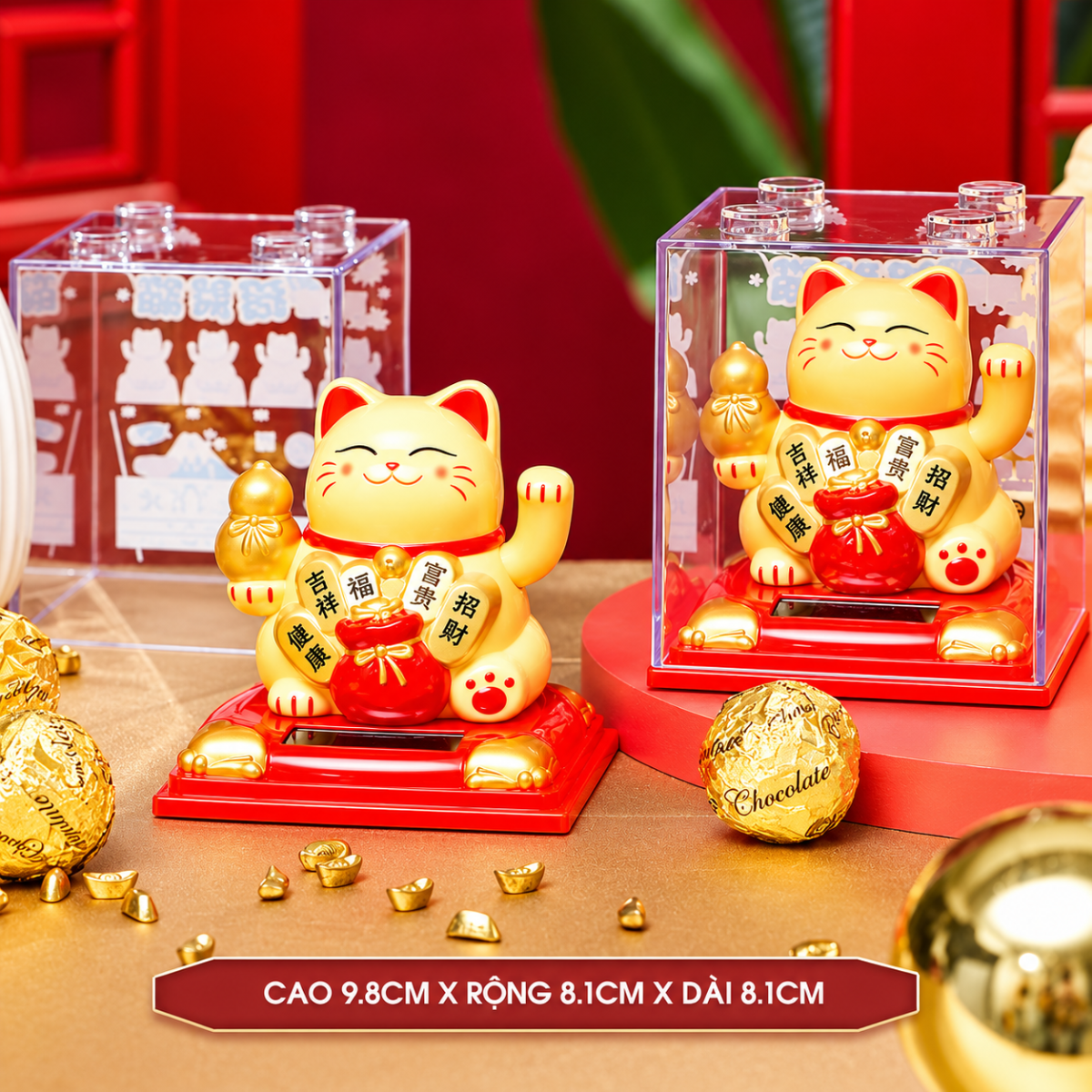 MÈO THÀN TÀI VẪY TAY CHẠY NĂNG LƯỢNG (T96)