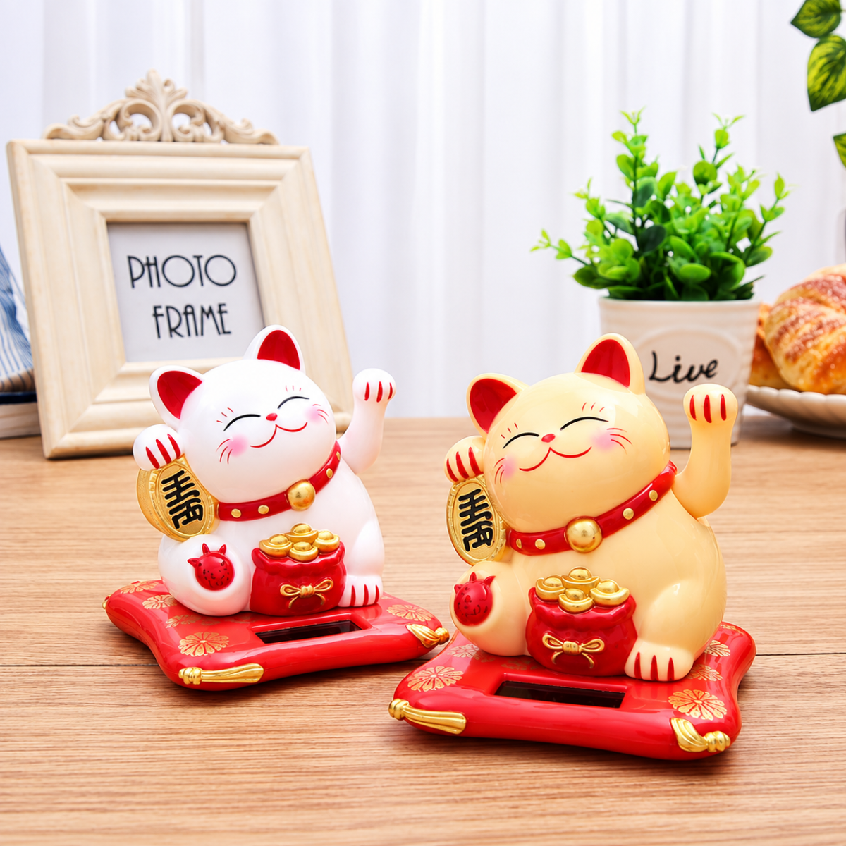 MÈO THẦN TÀI VẪY TAY SIZE 7.5CM (T240)