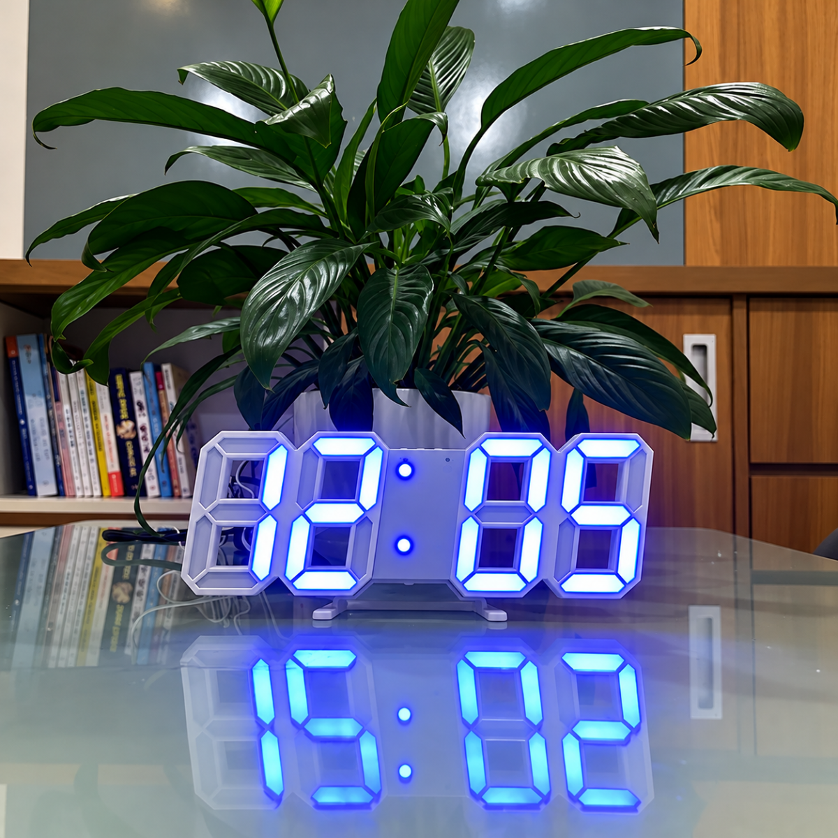 ĐỒNG HỒ ĐÈN LED 3D ĐỂ BÀN (T60)