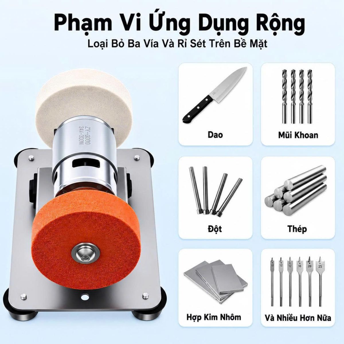 MÁY MÀI ĐÁ 2 ĐẦU ĐA NĂNG (T20)