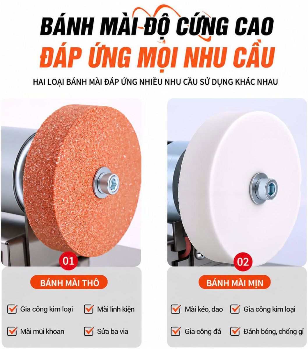 MÁY MÀI ĐÁ 2 ĐẦU ĐA NĂNG (T20)