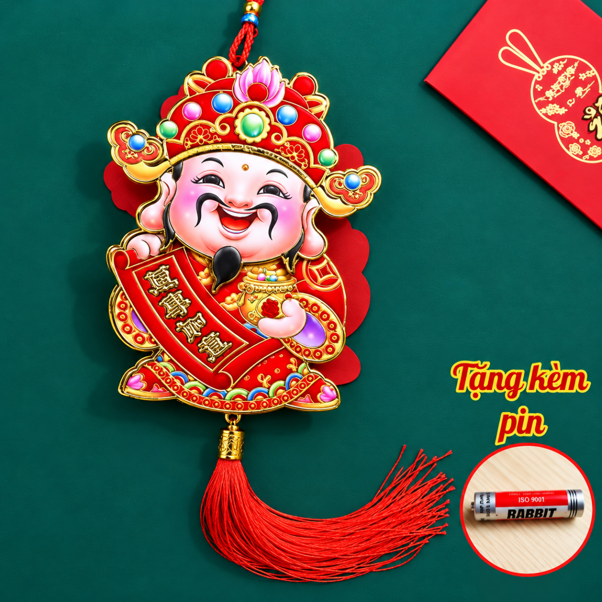 THẦN TÀI LẮC ĐẦU 21CM (T500)