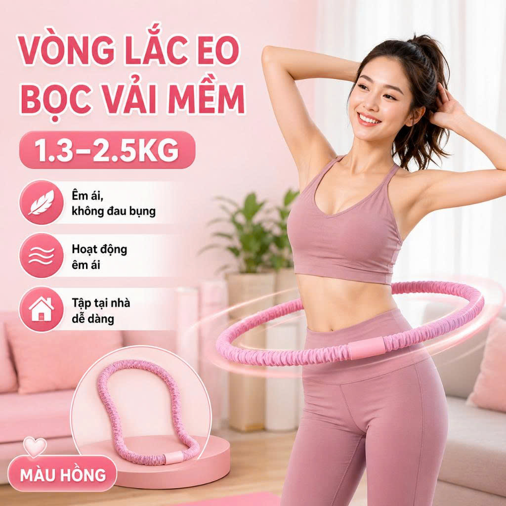 VÒNG LẮC EO LÒ XO DỆT CAO CẤP 2.5KG (T10)