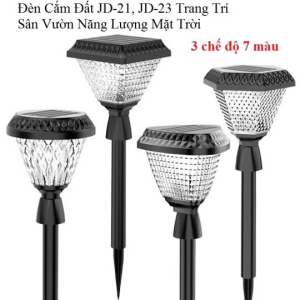 ĐÈN CẮM ĐẤT NĂNG LƯỢNG MẶT TRỜI JD-21, JD- 23