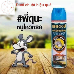 BÌNH XỊT ĐUỔI CHUỘT RAT OFF HÀNG CHUẨN THÁI LAN 200ML (T24)
