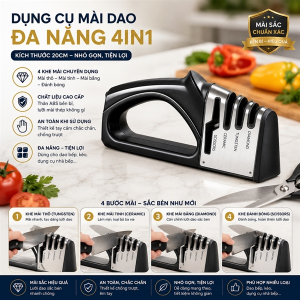 DỤNG CỤ MÀI DAO 20CM ĐA NĂNG 4IN1