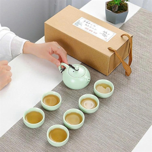 BỘ ẤM TRÀ SƯƠNG MAI HOA SEN CAO CẤP