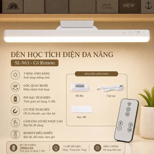 ĐÈN HỌC TÍCH ĐIỆN DÁN TƯỜNG CÓ ĐIỀU KHIỂN (T150)
