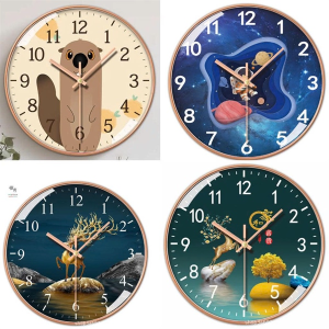 ĐỒNG HỒ TREO TƯỜNG KIM TRÔI HỌA TIẾT