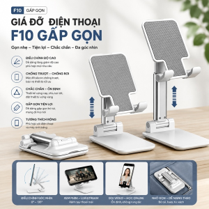 GIÁ ĐỠ ĐIỆN THOẠI F10 GẤP GỌN (T200)