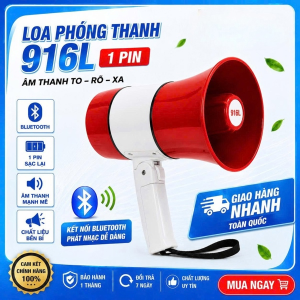 LOA PHÓNG THANH 916L CÓ BLUETOOTH 1 PIN (T30)